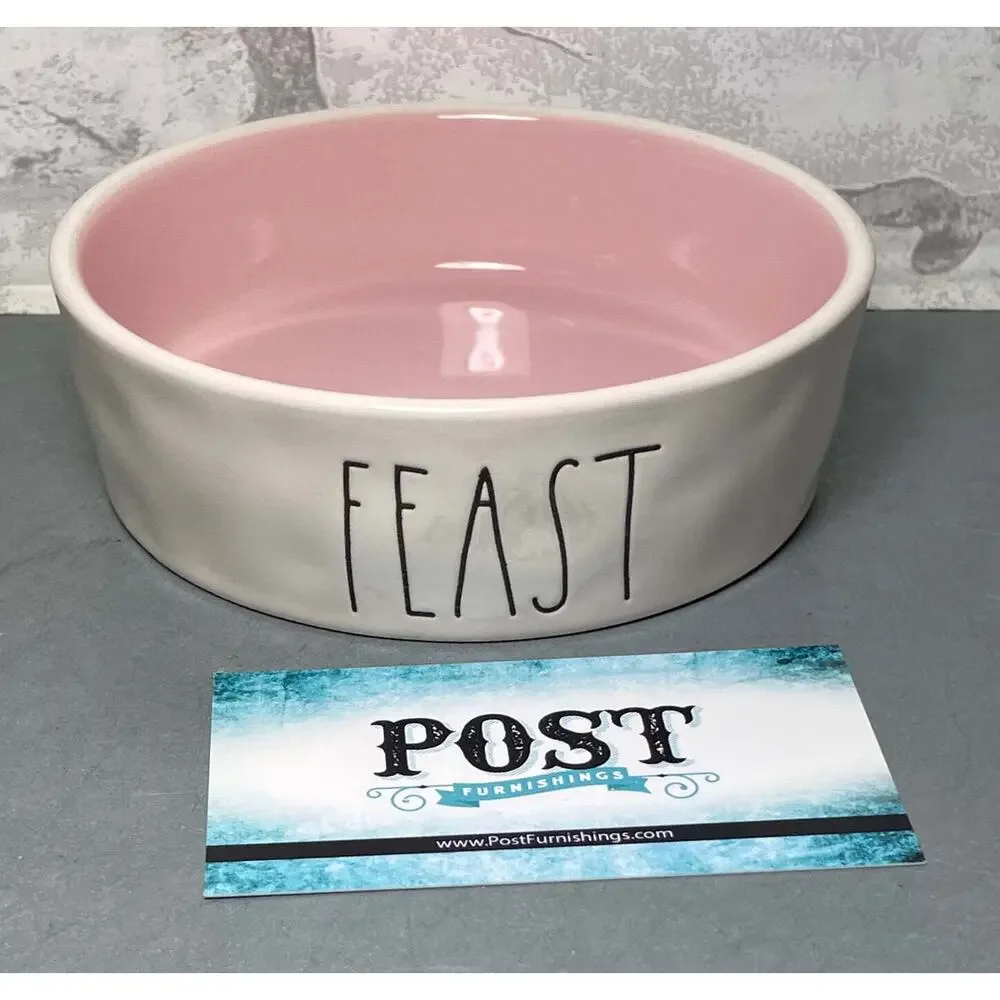 Rae Dunn “Feast” Cat Food Bowl